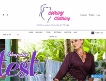 Tablet Screenshot of curvyclothing.com.au